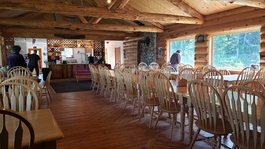 Takshanuk Mountain Trail Lodge dining hall
