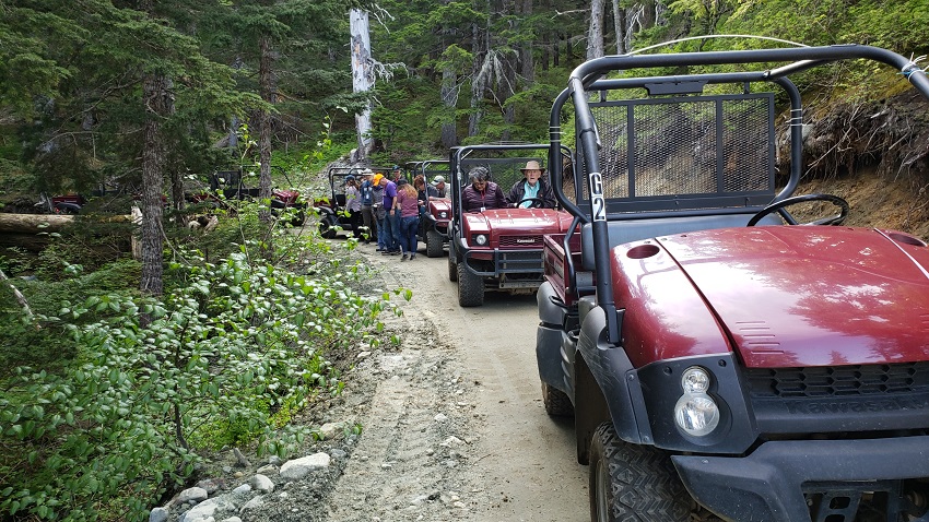 ATV tour on the Takshanuk Mountain Trail